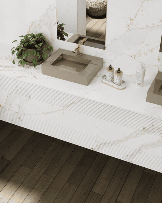 Kohinoor Gold luxury quartz slab